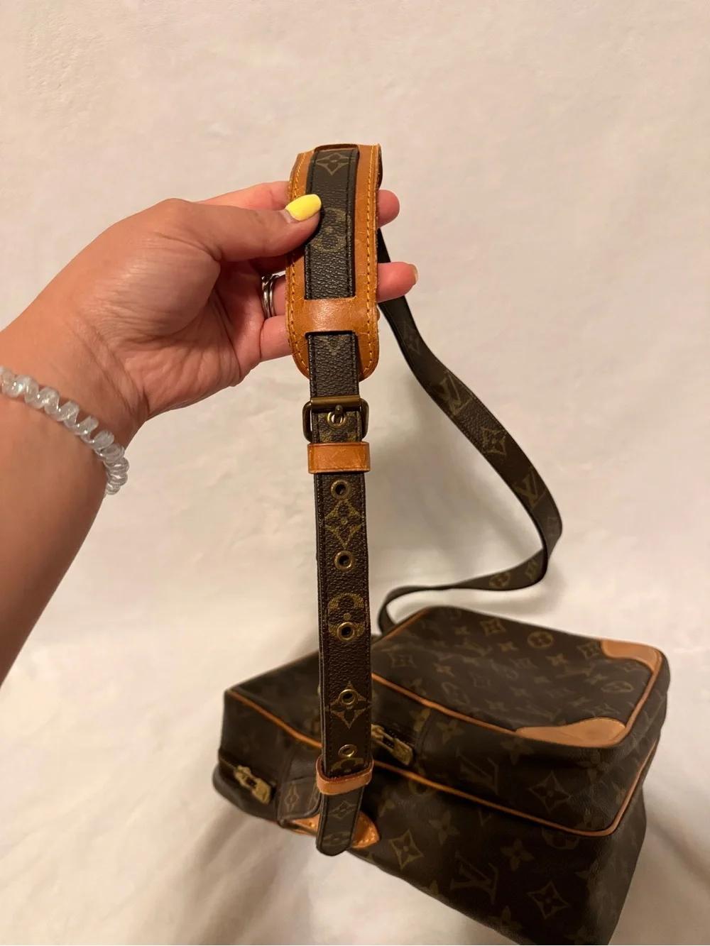 Louis Vuitton Amazone Shoulder Bag GM Brown Canvas 881 TH